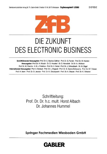 Die Zukunft des Electronic Business - 