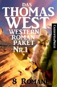 Das Thomas West Western Roman-Paket Nr. 1 (8 Romane) - Thomas West