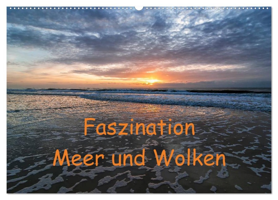 Faszination Meer und Wolken (Wandkalender 2026 DIN A2 quer), CALVENDO Monatskalender - Klaus Hoffmann
