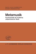 Cover-Bild zum Titel 'Metamusik' von 'E. Wiesenhütter, M. -L. Fuhrmeister'