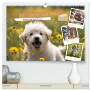 KI - Hund und Katz `des Menschen bester Freund (hochwertiger Premium Wandkalender 2026 DIN A2 quer), Kunstdruck in Hochglanz - Claudia Schimmack