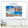 Lissabon - Stadt mit besonderem Zauber (hochwertiger Premium Wandkalender 2025 DIN A2 quer), Kunstdruck in Hochglanz - Nina Schwarze