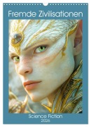 Cover-Bild zum Titel 'Fremde Zivilisationen - Science Fiction (Wandkalender 2026 DIN A3 hoch), CALVENDO Monatskalender' von 'Liselotte Brunner-Klaus'