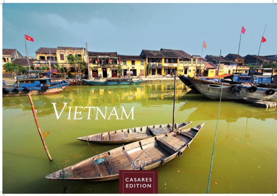 Vietnam Kalender 2027 - Wandkalender | Fotokalender Asien 24x35cm - Fotos von Vietnams beeindruckenden Landschaften und traditionellem Leben,perfekt für Vietnam-Liebhaber - 