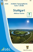 Cover-Bild zum Titel 'A505 Amtliche Topographische Karte 1:50 000 Stuttgart' von ''
