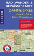 Cover-Bild zum Titel 'Rad-, Wander- und Gewässerkarte Dahme-Spree' von ''