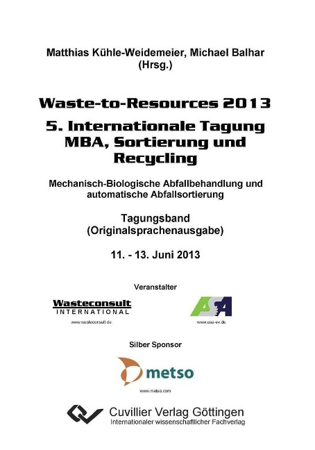 Waste-to-Resources 2013 - 