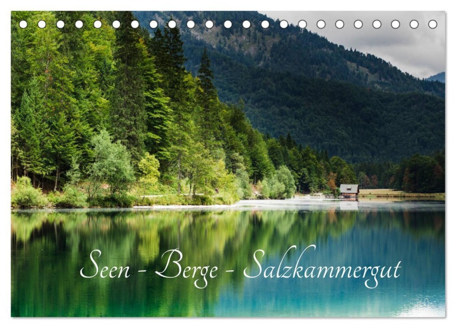 Seen - Berge - Salzkammergut (Tischkalender 2026 DIN A5 quer), CALVENDO Monatskalender - Hannelore Hauer