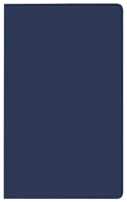 Taschenkalender Modus XL geheftet PVC blau 2024 - 