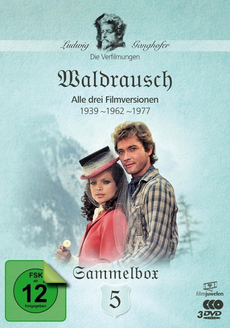 Waldrausch (1939, 1962, 1977) - Die Ganghofer Verfilmungen - Sammelbox 5 (3 DVDs) - Ludwig Ganghofer