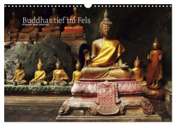 Cover-Bild zum Titel 'Buddhas tief im Fels (Wandkalender 2026 DIN A3 quer), CALVENDO Monatskalender' von 'Mario Stöckinger'