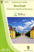 W210 Wanderkarte 1:25 000 Bruchsal - 