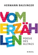 Cover-Bild zum Titel 'Vom Erzählen' von 'Hermann Bausinger'
