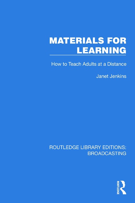 Materials for Learning - Janet Jenkins