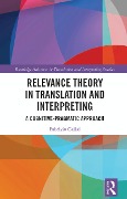 Cover-Bild zum Titel 'Relevance Theory in Translation and Interpreting' von 'Fabrizio Gallai'