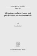 Kleinstunternehmer*innen und gesellschaftlicher Zusammenhalt - Peter Bischoff