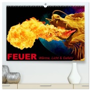 Cover-Bild zum Titel 'Feuer ¿ Wärme, Licht & Gefahr (hochwertiger Premium Wandkalender 2026 DIN A2 quer), Kunstdruck in Hochglanz' von 'Elisabeth Stanzer'