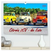 Cover-Bild zum Titel 'Citroën 2CV - die Ente (hochwertiger Premium Wandkalender 2026 DIN A2 quer), Kunstdruck in Hochglanz' von 'Peter Roder'