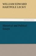 Historical and Political Essays - William Edward Hartpole Lecky