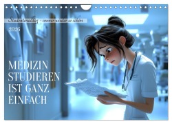 Cover-Bild zum Titel 'Medizin studieren ist ganz einfach (Wandkalender 2026 DIN A4 quer), CALVENDO Monatskalender' von 'Kerstin Waurick'