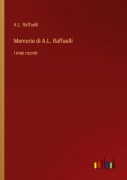 Cover-Bild zum Titel 'Memorie di A.L. Raffaelli' von 'A. L. Raffaelli'