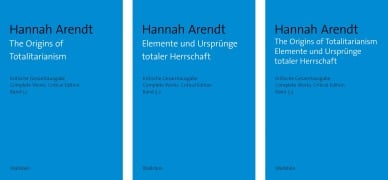 Cover-Bild zum Titel 'The Origins of Totalitarianism / Elemente und Ursprünge totaler Herrschaft' von 'Hannah Arendt'