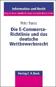 Cover-Bild zum Titel 'Die E-Commerce-Richtlinie und das Deutsche Wettbewerbsrecht' von 'Peter Ruess'