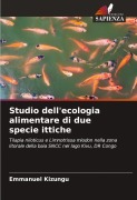 Cover-Bild zum Titel 'Studio dell'ecologia alimentare di due specie ittiche' von 'Emmanuel Kizungu'