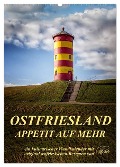 Ostfriesland - Appetit auf mehr / Geburtstagskalender (Wandkalender 2025 DIN A2 hoch), CALVENDO Monatskalender - Peter Roder