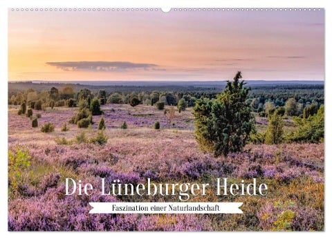 Die Lüneburger Heide - Faszination einer Naturlandschaft (Wandkalender 2024 DIN A2 quer), CALVENDO Monatskalender - AkremaFotoArt AkremaFotoArt