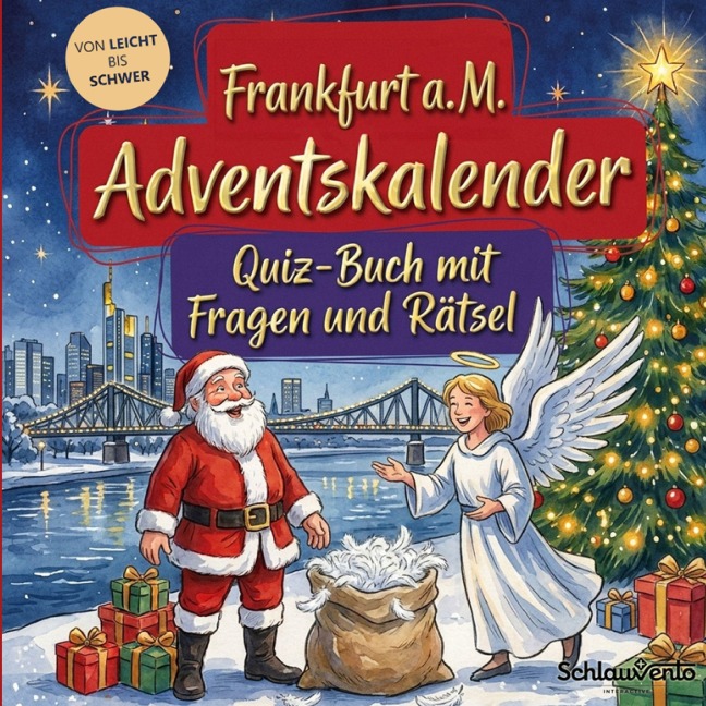 Frankfurt am Main-Adventskalender: Quiz-Buch mit Fragen und Rätsel - Schlauvento Interactive