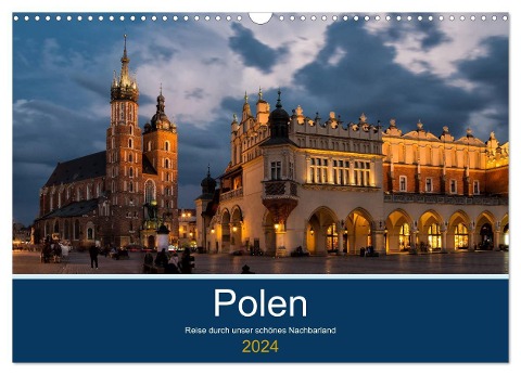 Polen - Reise durch unser schönes Nachbarland (Wandkalender 2024 DIN A3 quer), CALVENDO Monatskalender - Oliver Nowak