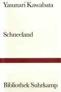 Cover-Bild zum Titel 'Schneeland' von 'Yasunari Kawabata'