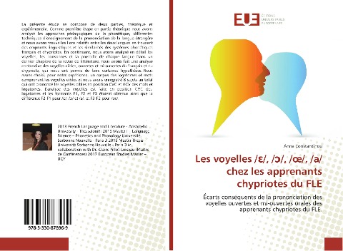 Les voyelles /¿/, /¿/, /¿/, /a/ chez les apprenants chypriotes du FLE - Anna Constantinou