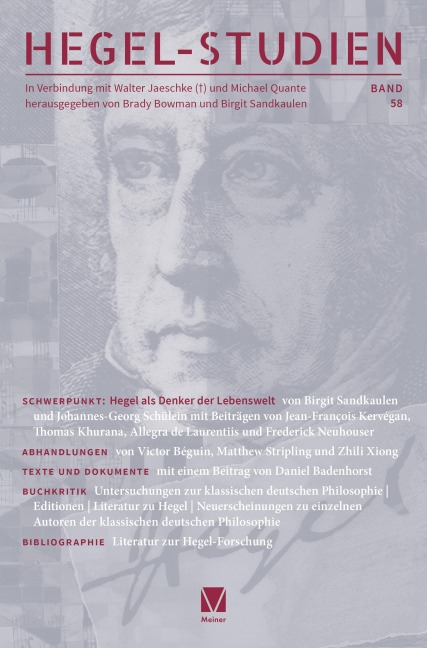 Hegel-Studien Band 58 - 