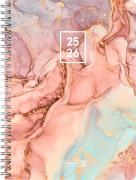 Cover-Bild zum Titel 'BRUNNEN Schülerkalender Style (2025/2026) "Pastel Marble", 2 Seiten = 1 Woche, A5, 160 Seiten, PP-Umschlag, mehrfarbig, Pastell' von ''
