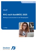 Cover-Bild zum Titel 'RVG nach KostBRÄG 2025' von 'Carmen Wolf'