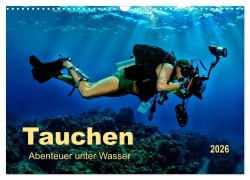 Tauchen - Abenteuer unter Wasser (Wandkalender 2026 DIN A3 quer), CALVENDO Monatskalender - Peter Roder