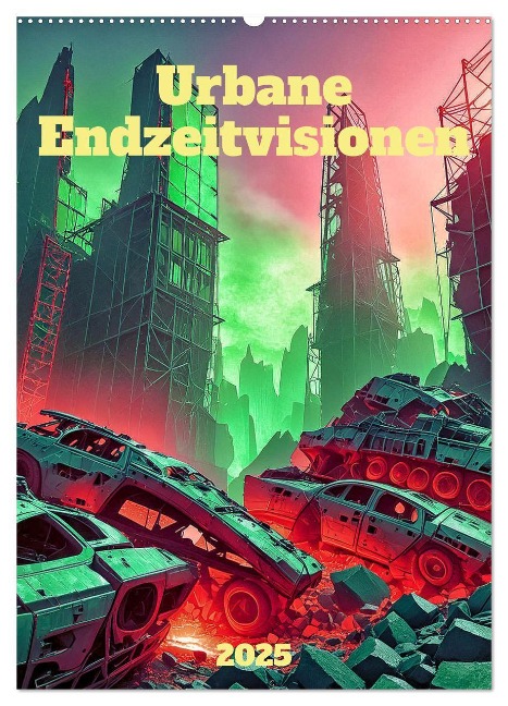 Urbane Endzeitvisionen (Wandkalender 2025 DIN A2 hoch), CALVENDO Monatskalender - Werner Braun