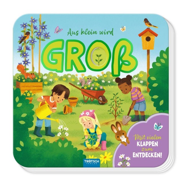 TRÖTSCH - Pappenbuch mit Klappen Mein erstes Klappenbuch Aus klein wird groß - 