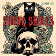 Cover-Bild zum Titel 'Sugar Skulls Wall Calendar 2026 (Art Calendar)' von ''