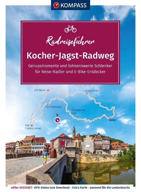KOMPASS Radreiseführer Kocher-Jagst-Radweg - Julia Bihar