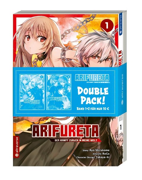 Arifureta - Der Kampf zurück in meine Welt Double Pack 01 & 02 - Ryo Shirakome, Takaya-Ki, Roga