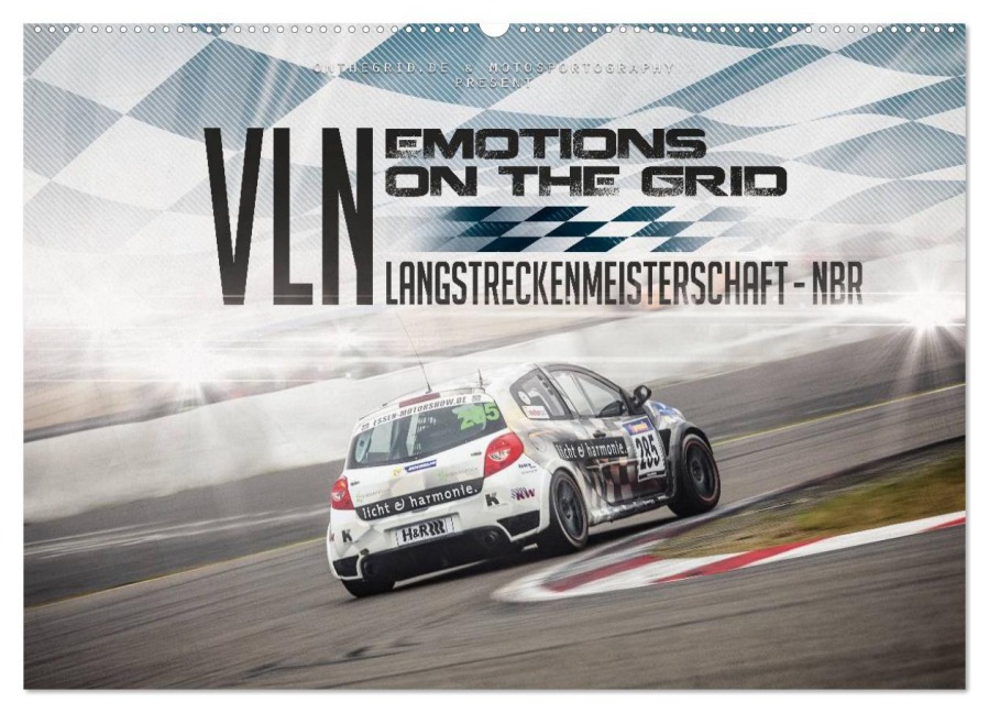 EMOTIONS ON THE GRID - VLN Langstreckenmeisterschaft Nürburgring (Wandkalender 2026 DIN A2 quer), CALVENDO Monatskalender - Christian Schick