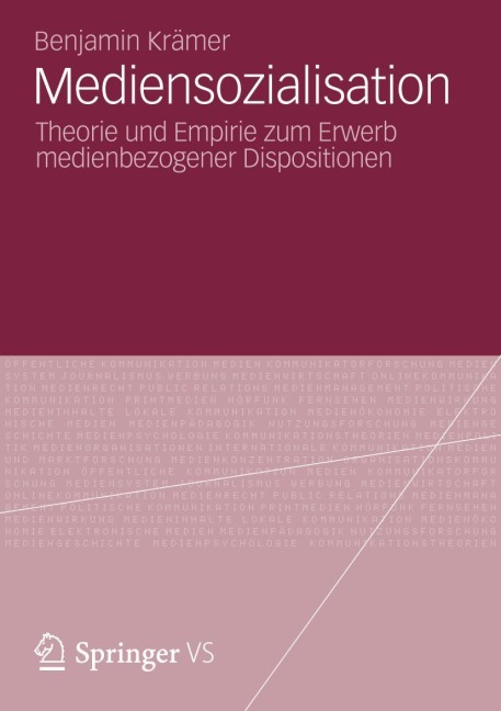 Mediensozialisation - Benjamin Krämer