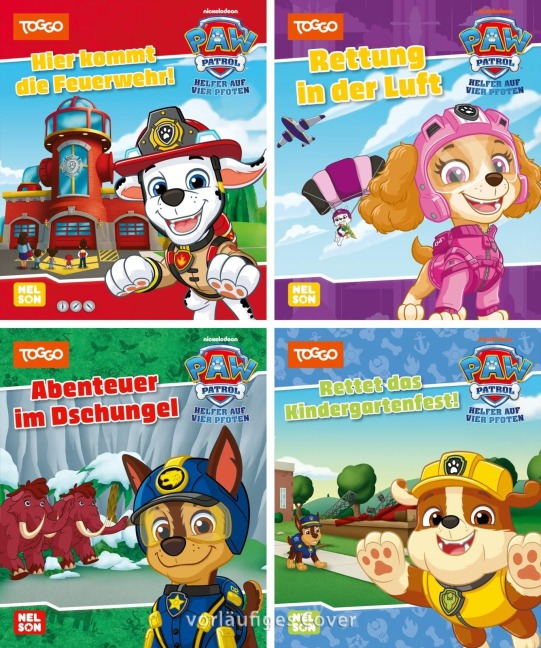 Nelson Mini-Bücher: PAW Patrol 33-36 - 
