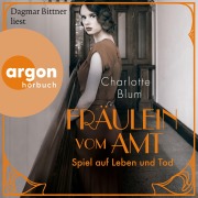 Cover-Bild zum Titel 'Fräulein vom Amt - Spiel auf Leben und Tod' von 'Charlotte Blum'