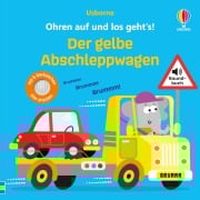 Cover-Bild zum Titel 'Ohren auf und los geht's! Der gelbe Abschleppwagen' von 'Sam Taplin'
