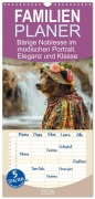 Familienplaner 2026 - Bärige Noblesse im modischen Portrait. Eleganz und Klasse mit 5 Spalten (Wandkalender, 21 x 45 cm) CALVENDO - Rose Hurley