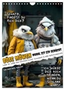 Cover-Bild zum Titel 'Böse Möwen - Moral ist ein Gerücht (Wandkalender 2027 DIN A4 hoch), CALVENDO Monatskalender' von 'Anke Boos'